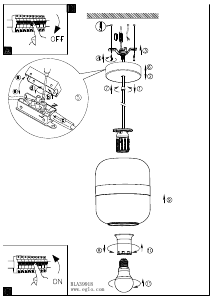 Bruksanvisning Eglo 39918 Lampa