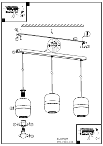 Bruksanvisning Eglo 39919 Lampa