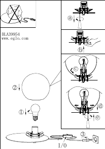 説明書 Eglo 39954 ランプ