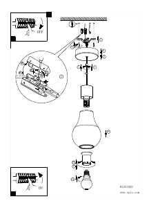 Bruksanvisning Eglo 43129 Lampa