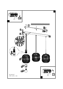 Bruksanvisning Eglo 43217 Lampa