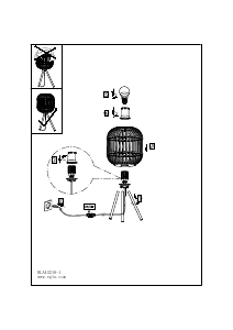 Bruksanvisning Eglo 43218 Lampa