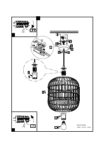 Bruksanvisning Eglo 43231 Lampa