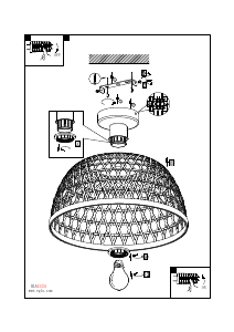 Bruksanvisning Eglo 43251 Lampa