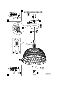 Bruksanvisning Eglo 43253 Lampa