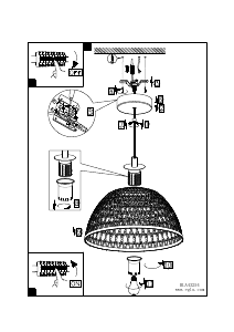 Bruksanvisning Eglo 43254 Lampa