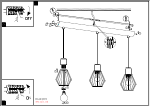 Bruksanvisning Eglo 43378 Lampa