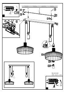 Bruksanvisning Eglo 43438 Lampa