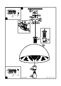 Bruksanvisning Eglo 43472 Lampa