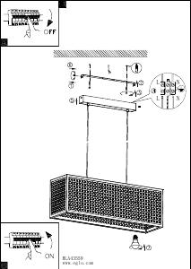 Bruksanvisning Eglo 43559 Lampa