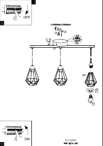 Bruksanvisning Eglo 43682 Lampa