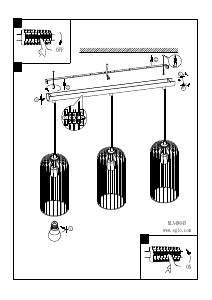 Bruksanvisning Eglo 49645 Lampa