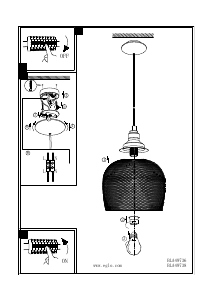 Bruksanvisning Eglo 49736 Lampa