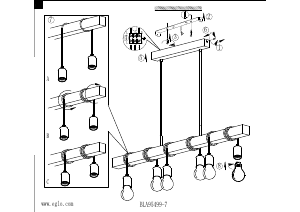 Bruksanvisning Eglo 49755 Lampa