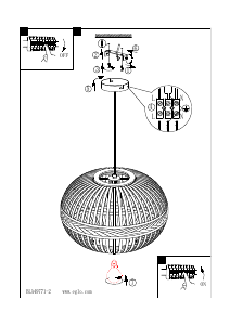 Bruksanvisning Eglo 49771 Lampa