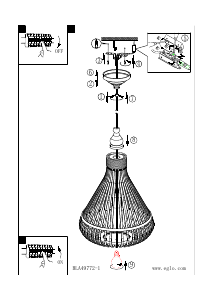 Bruksanvisning Eglo 49772 Lampa