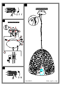 Bruksanvisning Eglo 49815 Lampa