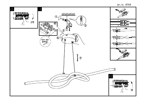 Bruksanvisning Eglo 97938 Lampa