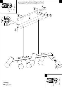 Bruksanvisning Eglo 98687 Lampa