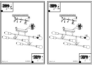 Bruksanvisning Eglo 98881 Lampa