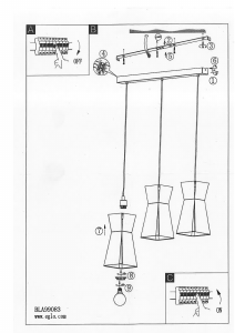 Bruksanvisning Eglo 99083 Lampa