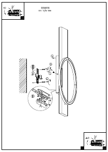 Bruksanvisning Eglo 99353 Lampa