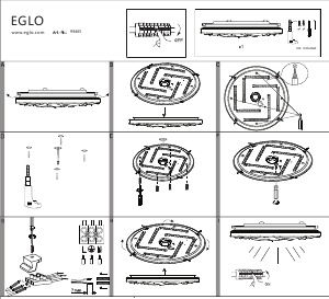 Bruksanvisning Eglo 99465 Lampa