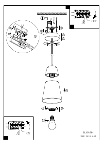 Bruksanvisning Eglo 99544 Lampa