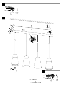 Bruksanvisning Eglo 99545 Lampa