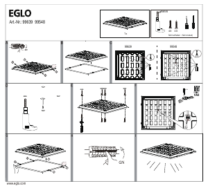 Bruksanvisning Eglo 99548 Lampa