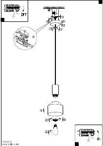 Bruksanvisning Eglo 99551 Lampa