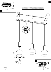 Bruksanvisning Eglo 99552 Lampa