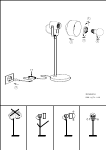 Bruksanvisning Eglo 99554 Lampa