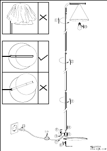 Bruksanvisning Eglo 99594 Lampa
