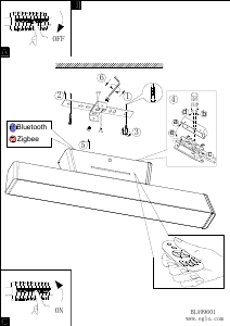 Bruksanvisning Eglo 99601 Lampa