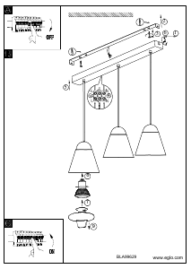 Bruksanvisning Eglo 99629 Lampa