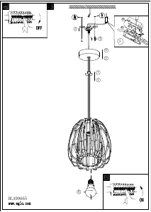 Bruksanvisning Eglo 99665 Lampa