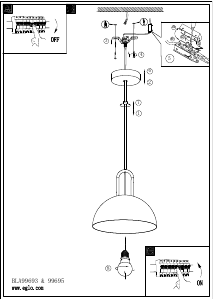 Bruksanvisning Eglo 99693 Lampa