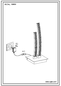 Bruksanvisning Eglo 99804 Lampa