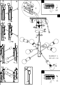 Bruksanvisning Eglo 99811 Lampa