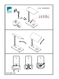 Bruksanvisning Eglo 99828 Lampa