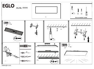 Bruksanvisning Eglo 99846 Lampa