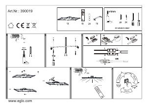 説明書 Eglo 390019 ランプ