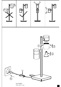 Bruksanvisning Eglo 390069 Lampa