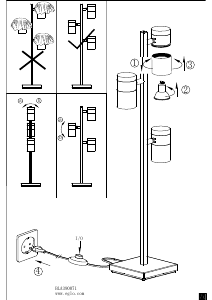 説明書 Eglo 390071 ランプ