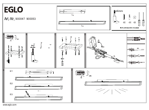 説明書 Eglo 900047 ランプ