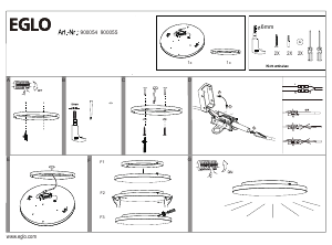 説明書 Eglo 900055 ランプ