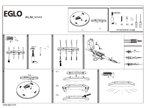 Bruksanvisning Eglo 900056 Lampa
