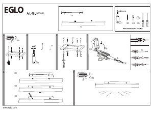 説明書 Eglo 900061 ランプ