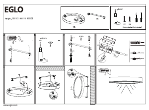 Bruksanvisning Eglo 900103 Lampa